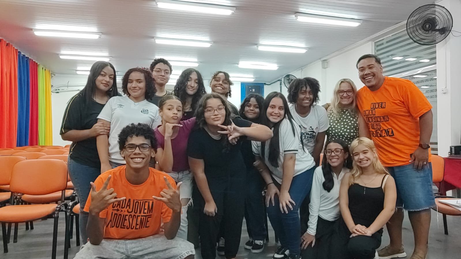 Foto do dia a dia da Capelania Escolar MPC Baixada Santista