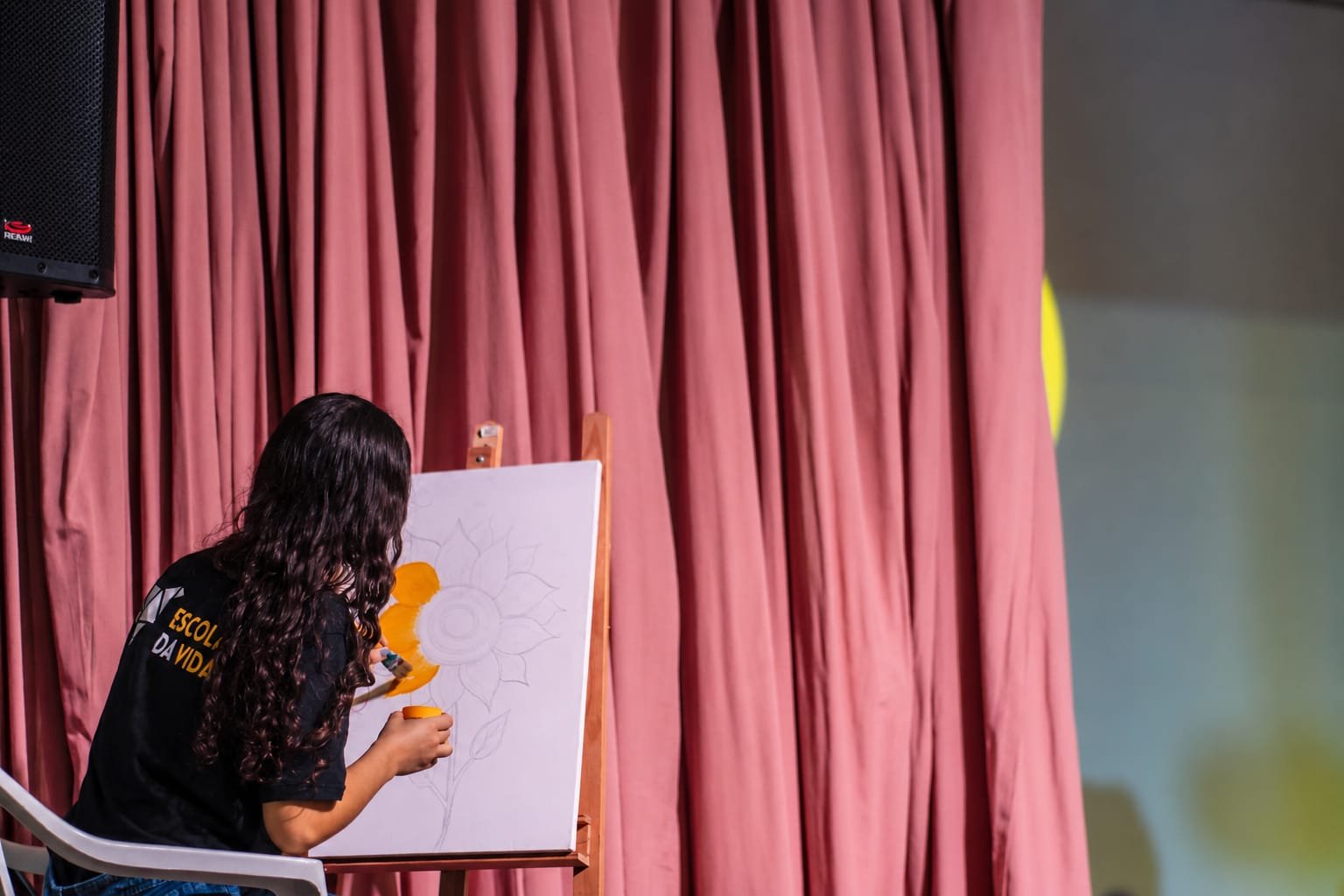 Arte exposta no percurso do Tamu Junto Viva Mais
