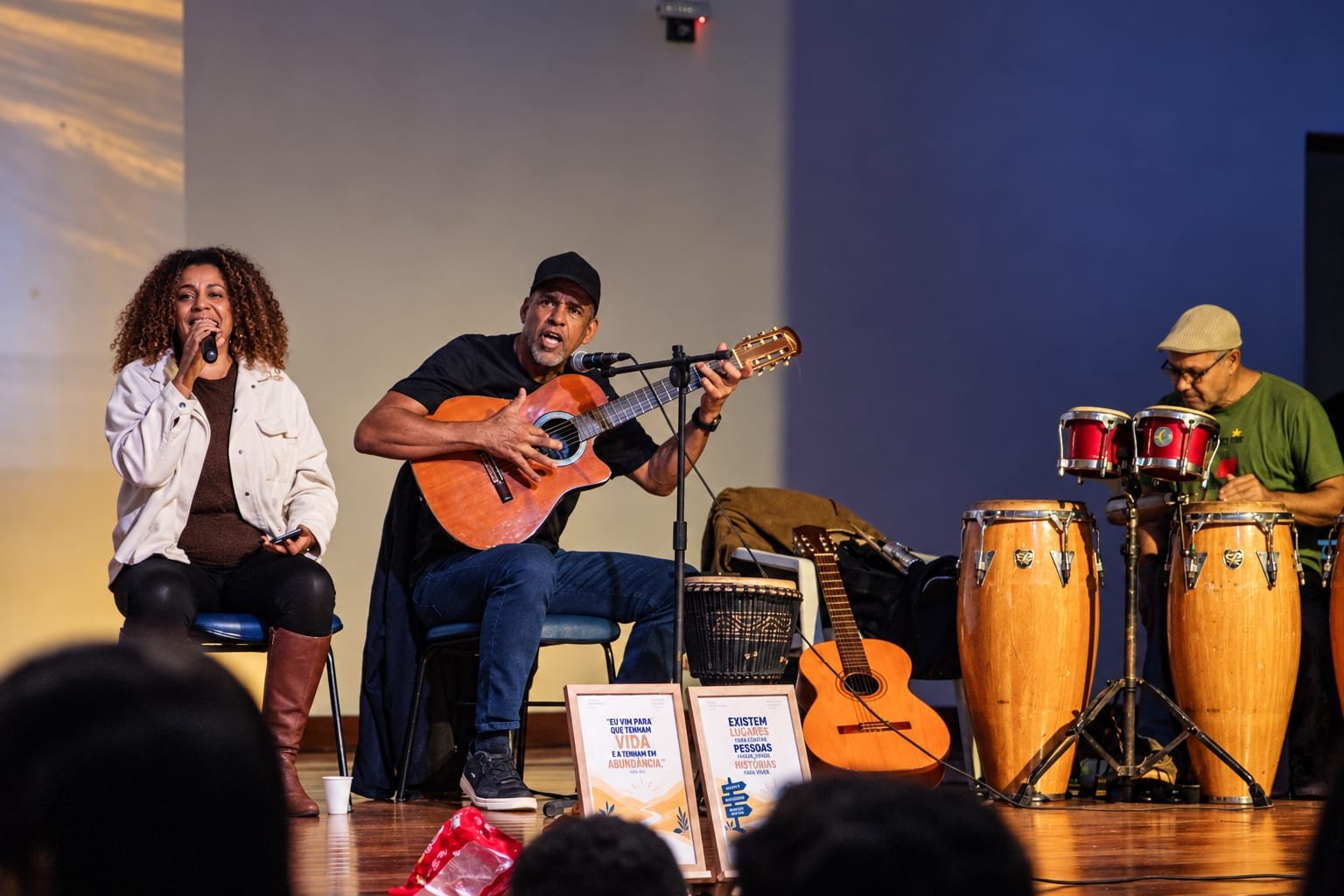 Banda se apresentando no Tamu Junto Viva Mais