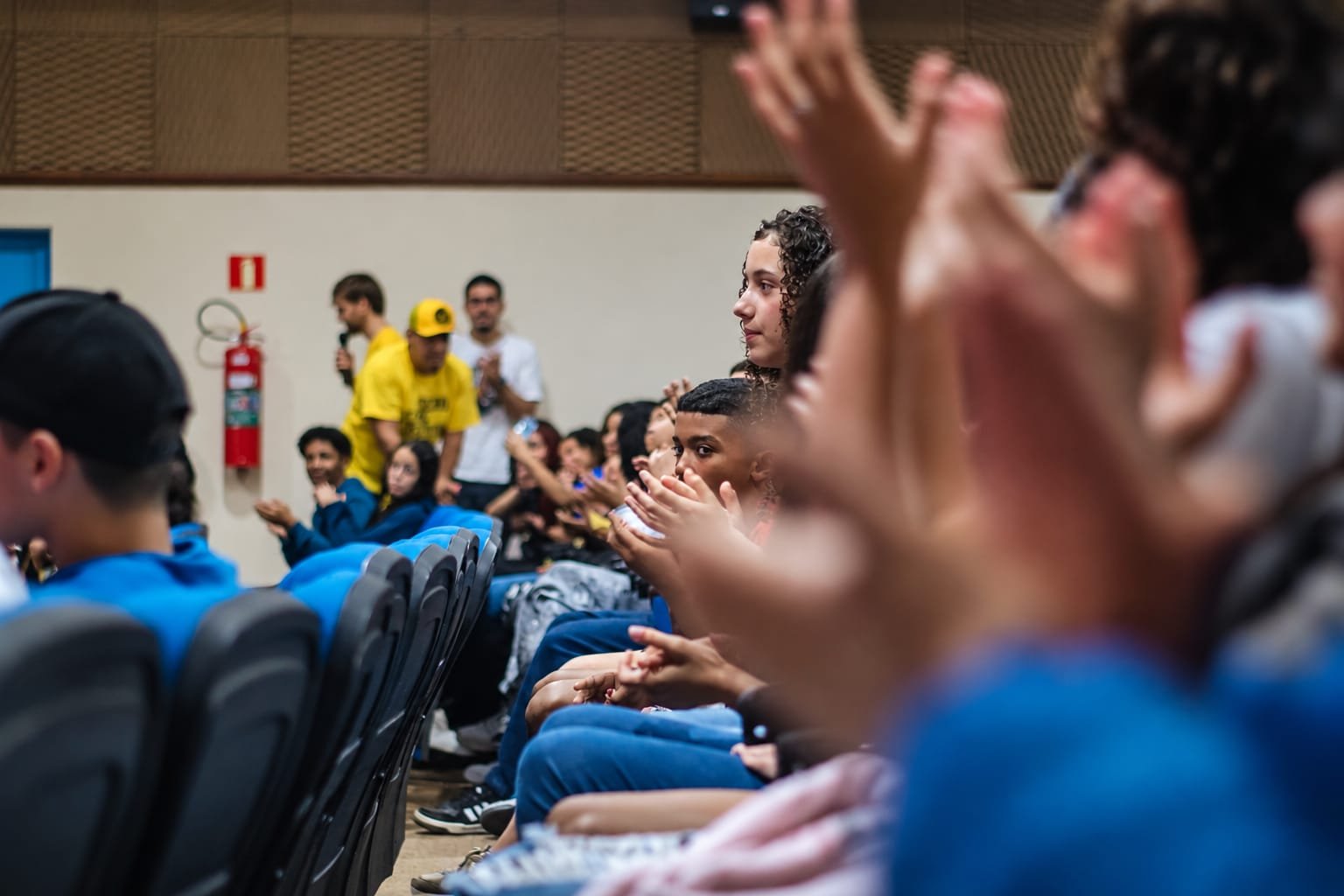 Mãos unidas no Tamu Junto Viva Mais